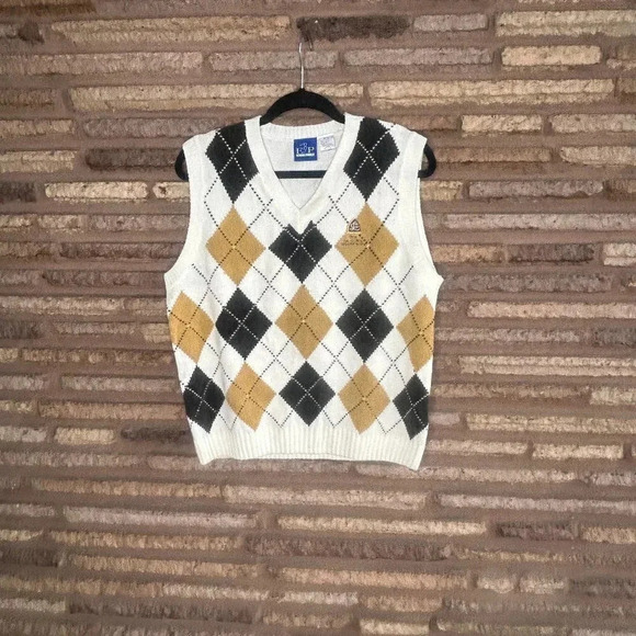 EP Pro La Costa Spa Golf Argyle Sweater Vest Size Medium - Picture 1 of 8